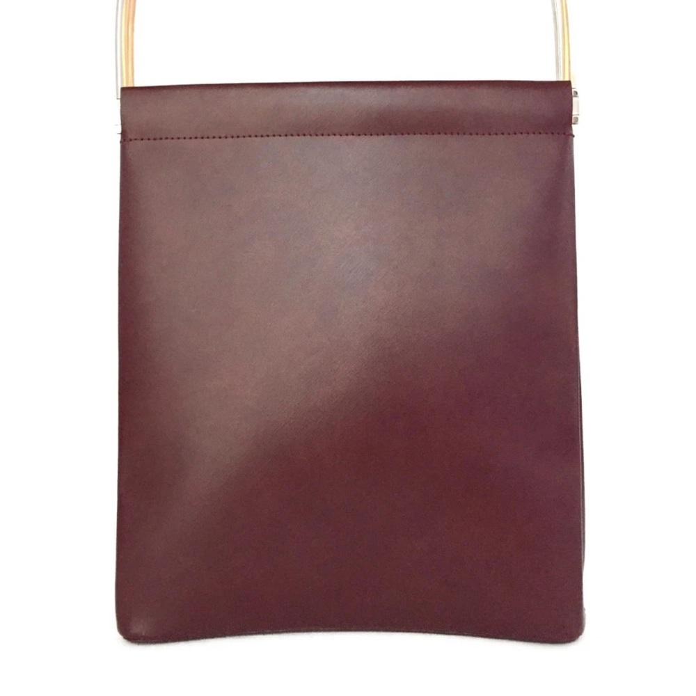 Authentic Cartier Trinity Leather Hand Bag Bordeaux - Picture 3 of 16